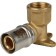STOUT SFP-0018-001220, 1/2 "x 20 mm, wall, fastening, short, brass