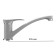 Kitchen mixer Ulgran U003-341, ultra-white color