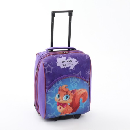 Baby suitcase 34 l (XS), Sacvoyage, lightning department, purple color