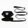 Drinking harness with a leash and reflective patch, s, ok 27, og 30-38, black