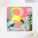 Magnet for the refrigerator "March 8", holography, 7 x 7 cm