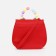 Baby bag on a magnet, red color