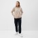 Women's sweatshirt was launched, beige color, size 50