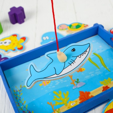 Fishing "Water World", 12 elements + 2 fishing rods-3