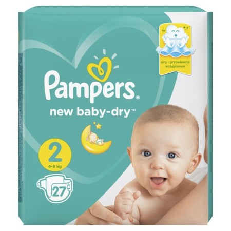Pimpers New Baby-Dry, size 2, 27 pcs.-1