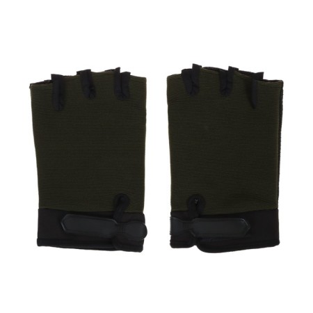 Siberian trail gloves, green, without fingers, size XL