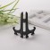 Plastic plastic plastic stand, black ， for plates d = 10-13 cm