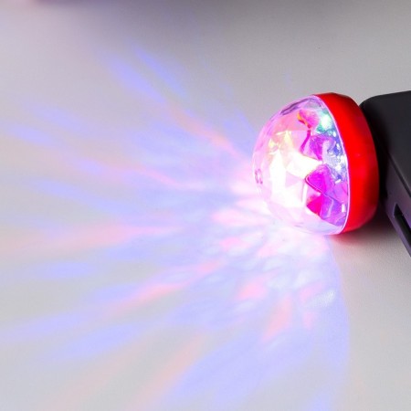 Night "Crystal" Led usb RGB MIX 4x4x4.3 cm Risalux-2