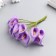 Decor for creativity "Calla" mix, 11 cm (1 set = 1 bouquet) in the bouquet 12 flowers