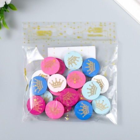 Beads for creativity tree "Crown" set 20 pcs mix 0.5x2x2 cm-2