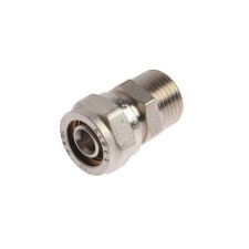 Муфта Valtec, обжимная, 16 мм х 1/2" наружная резьба