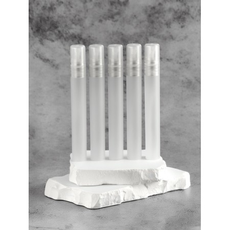 Perfume bottle, with a spray, 10 ml, white color-5