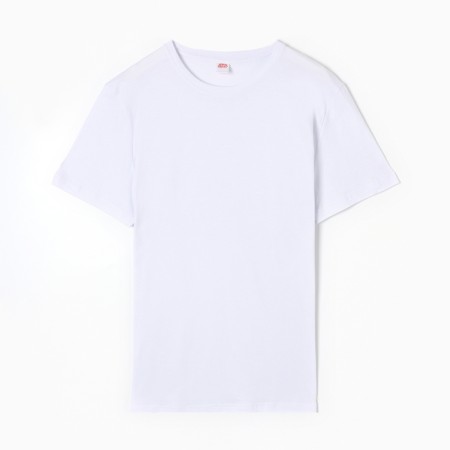 T -shirt male, white color, size 52-4