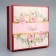 The box is folding, the lid is “you are beautiful”, 20 x 20 x 6 cm without a window