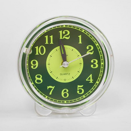 Alarm clock "Classic", discrete move, D-9 cm, 9.5 x 9.5 cm