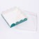 Box for cookies, mint, 12 x 12 x 3 cm