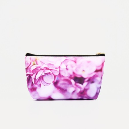 Lightning cosmetic bag, white/pink/blue color-1