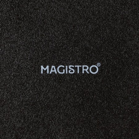 A set of porcelain plates Magistro Carbon, 21 × 18.5 cm, 2 pcs, black color-6