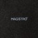 A set of porcelain plates Magistro Carbon, 21 × 18.5 cm, 2 pcs, black color