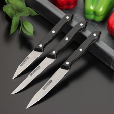 A set of kitchen knives of the Daudis 