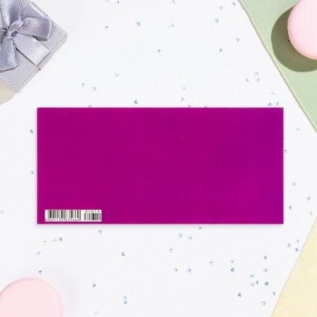 The envelope "Happy Birthday!" Cutting, embossing, software touch, pink flower-2