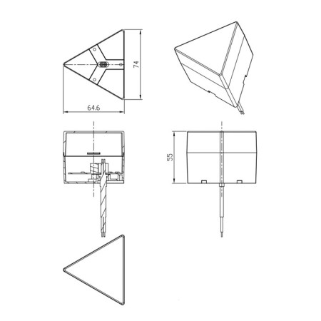 Module Connecting LED era for SML lamps, 64.6x74x55 mm, IP40, 3W, 270LM, 6500K-2