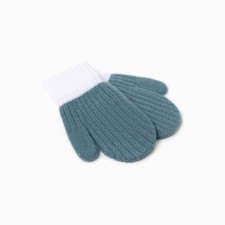 Baby mittens minku, sea wave color, 15 cm