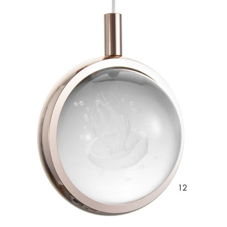 Lamp "Medusa" LED 7W 4000k gold 11x10x11-110cm Bayerlux-8