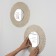 A set of interior mirrors for decoration, 5 pcs, D 20 cm