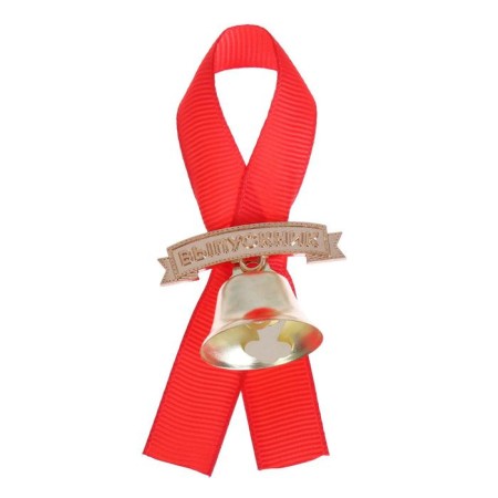 The icon with the bell for the graduation "graduate", Diam. 2.6 cm.-2