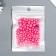 Decor for creativity plastic "Balls. Bright pink" d = 1.5-8 mm, set 10 grams