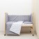 Children's bed underwear "Night", gray color, 112x147, 60x120, 40x60cm