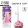 Candles for the cake "On your special day", pink, 6 pcs.