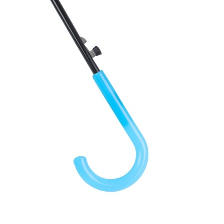 Umbrella - semi -automatic “plain” cane, 8 knitting needles, r = 46 cm, blue color-9