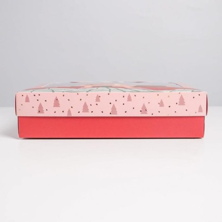 Gift box "Pink Mood", 23.5 x 20.5 x 5.5 cm, New Year-4