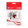 Decoration in a car deflector, spider, flavor, 5.4 × 5.4 cm, red