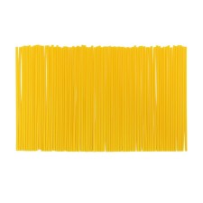 Decorative pads (tubes) on the knitting needles of the motorcycle, yellow, set 72 pcs