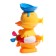 Swimming toy in the bathroom "Funny duckling", with mobile mechanisms
