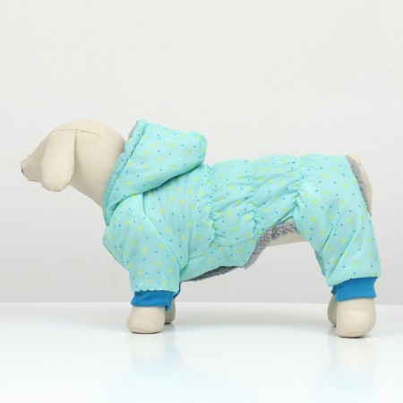 Kombinson "Tender Way" on the fur lining, size L (DS 35, Osh 35, OG 45 cm), Blue-1