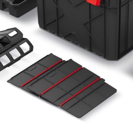 Modular tool box, plastic, on wheels, X-Block Pro-4
