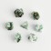 Cubes set for D&D (Dungeons and Dragons, DND), series: D&D, "Game time. Marble", 7 pcs