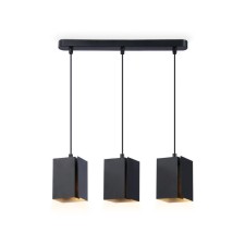 Suspended lamp with a replaceable lamp Ambrella Light, Techno, TN5141, E27, Black Color