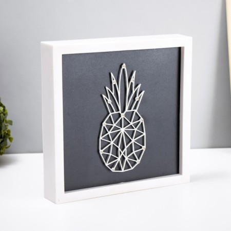 Light Brush "Pineapple" LED USB from batteries 3haa white 24.5x24.5x3.5 cm Risalux-1