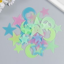Sticker phosphorus plastic 