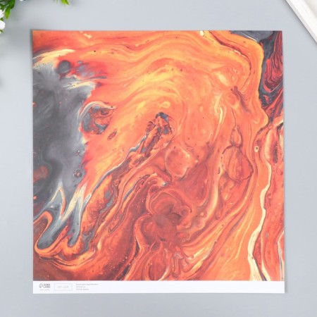 Scrapbooking "Lava Stream" density 180 g 30.5x32 cm-3