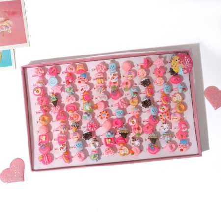 Children's ring "chosen" sweets, a mixture form, color, dimensionless-2