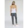 TOP with straps at the intersection, size 50