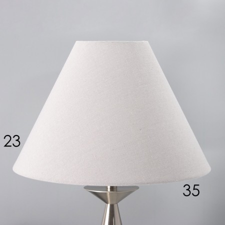 Traffic lamp with lampshade Risalux "Erica", E27, 40 W, silver, 34 × 34 × 56 cm-2