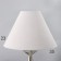 Traffic lamp with lampshade Risalux "Erica", E27, 40 W, silver, 34 × 34 × 56 cm