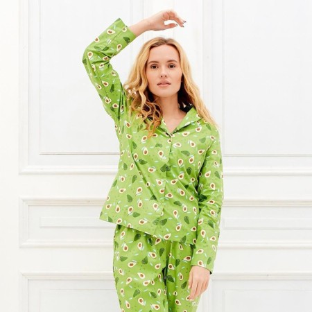 Women's shirt KAFTAN "Avocado", size 44-46-5